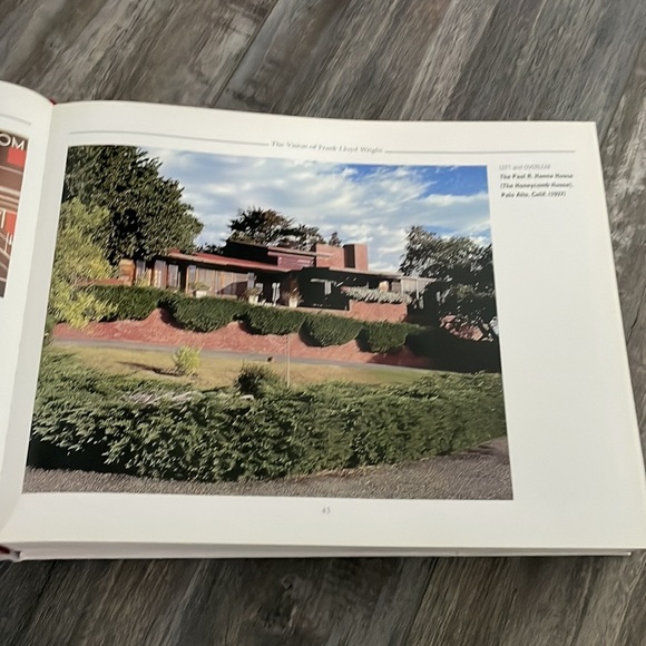 The Vision of Frank Lloyd Wright Hardcover  Book - Picture 2 of 8
